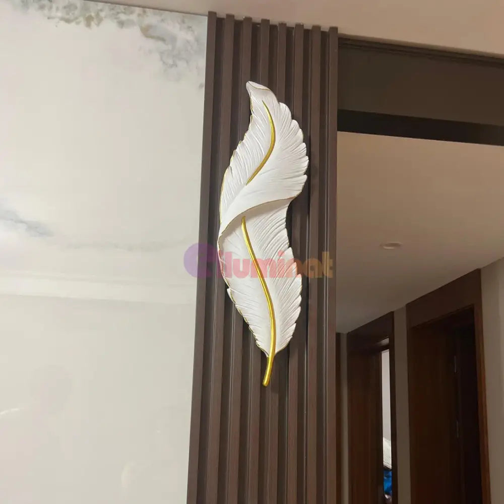 Aplica Led Luxury Feather 25W 63Cm Wall Light Fixtures