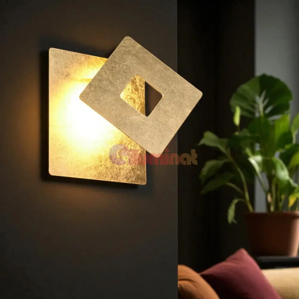 Aplica de Perete Gold LEANO Square AURIE / LUXURY Wall Light Fixtures
