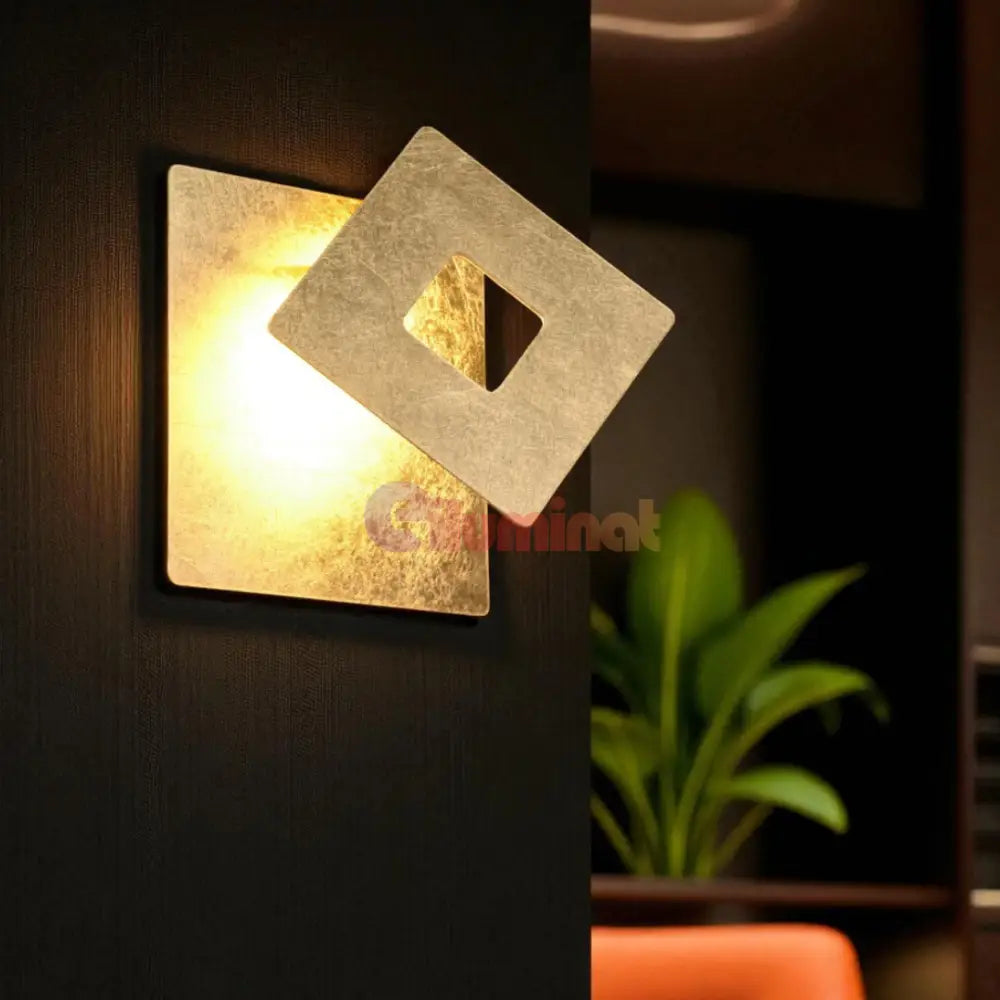 Aplica de Perete Gold LEANO Square AURIE / LUXURY Wall Light Fixtures