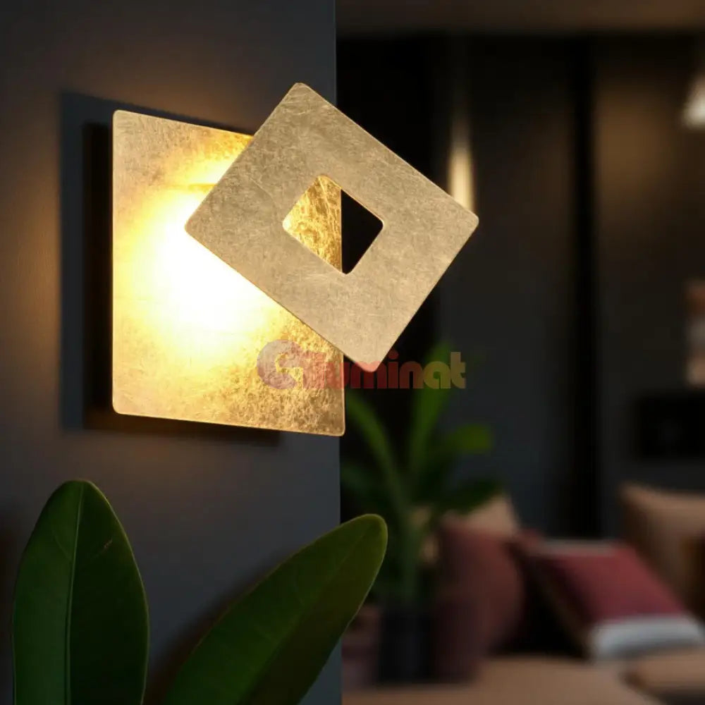 Aplica de Perete Gold LEANO Square AURIE / LUXURY Wall Light Fixtures