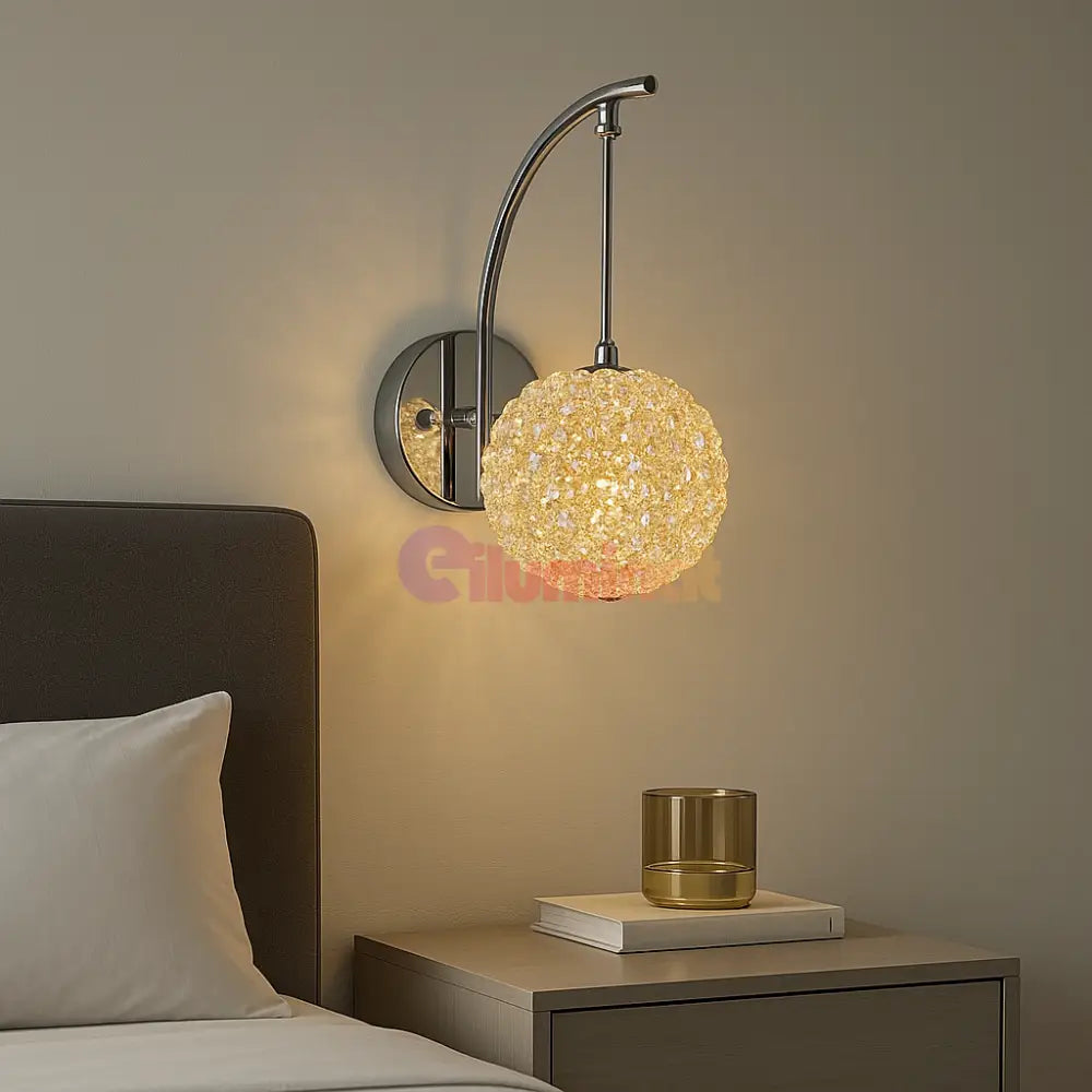 Aplica LED MEZO Silver Cristal CHROME / CRISTAL Wall Light Fixtures