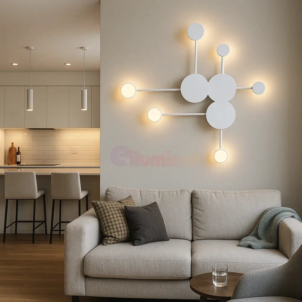 Aplica LED Modern Style-6 Alb Echivalent 200W ALBA / MINIMALIST DESIGN Lighting Fixtures