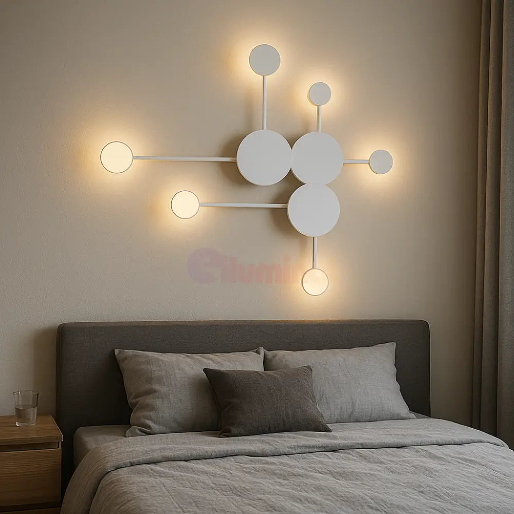 Aplica LED Modern Style-6 Alb Echivalent 200W ALBA / MINIMALIST DESIGN Lighting Fixtures