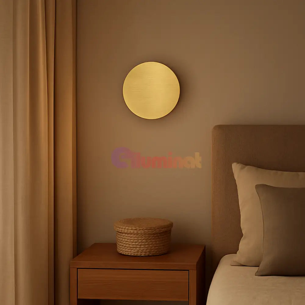 Aplica LED Modern TALAMELLO EGLO 901201 NEGRU + AURIU / APLICA PERETE / MINIMALIST DESIGN Wall Light Fixtures