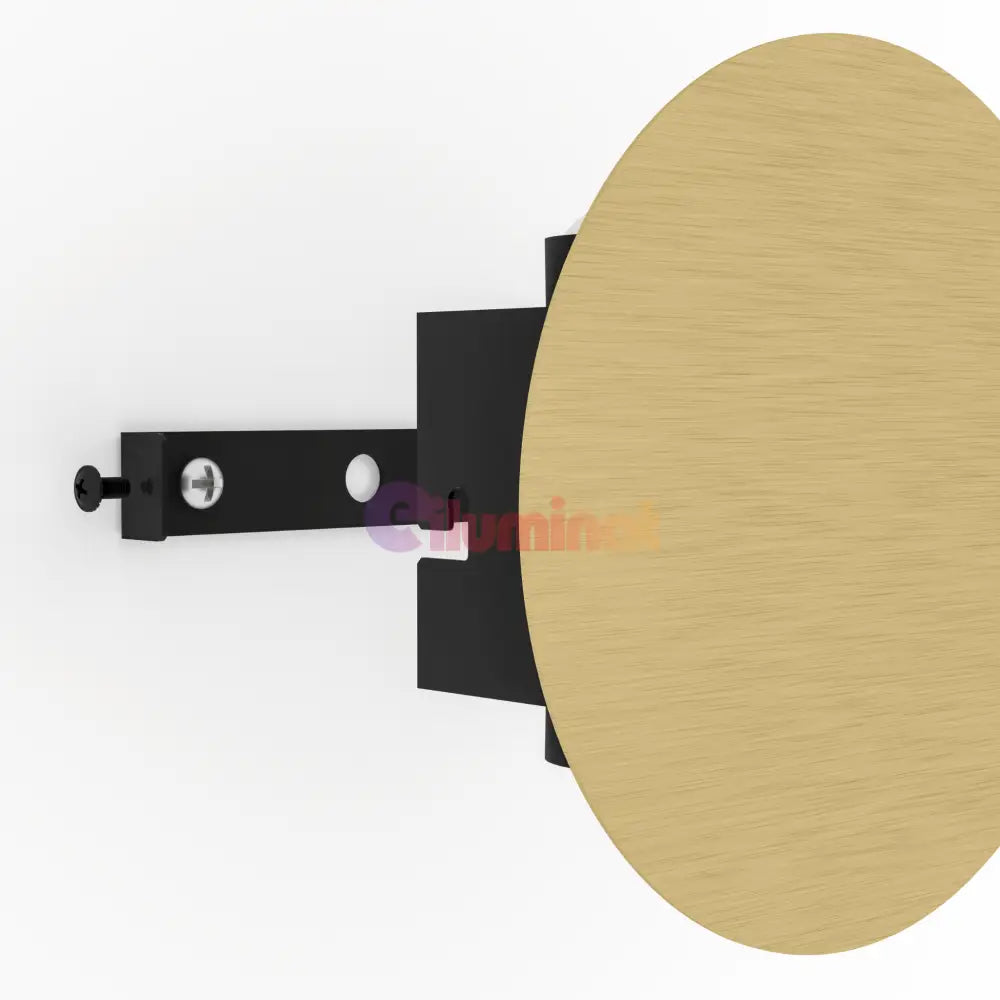 Aplica LED Modern TALAMELLO EGLO 901201 NEGRU + AURIU / APLICA PERETE / MINIMALIST DESIGN Wall Light Fixtures