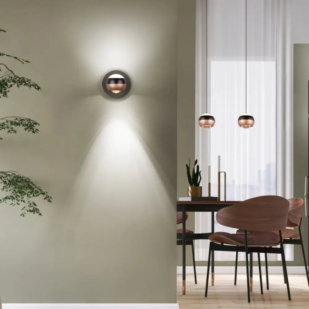 Aplica LED Orbit NEAGRA / APLICA PERETE / MINIMALIST DESIGN Wall Light Fixtures