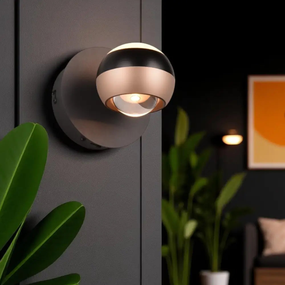 Aplica LED Orbit NEAGRA / APLICA PERETE / MINIMALIST DESIGN Wall Light Fixtures