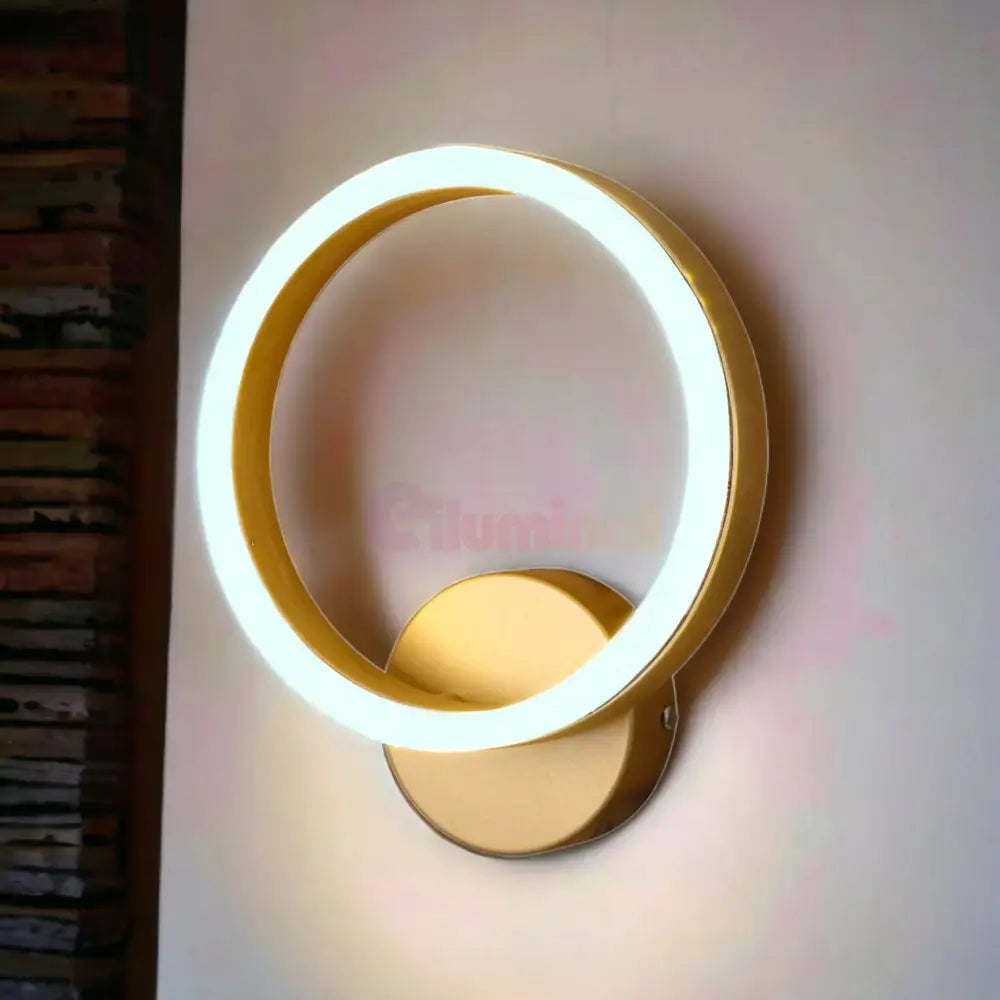 Aplica Led Premium Circle Gold Design 5208 Wall Light Fixtures
