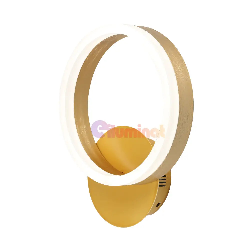 Aplica Led Premium Circle Gold Design 5208 Wall Light Fixtures