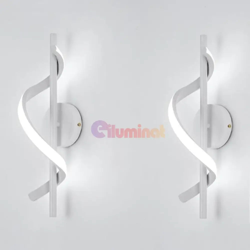 Aplica LED ROKO 10W Alba Echivalent 120W ALBA / MINIMALIST DESIGN / APLICA PERETE Wall Light Fixtures