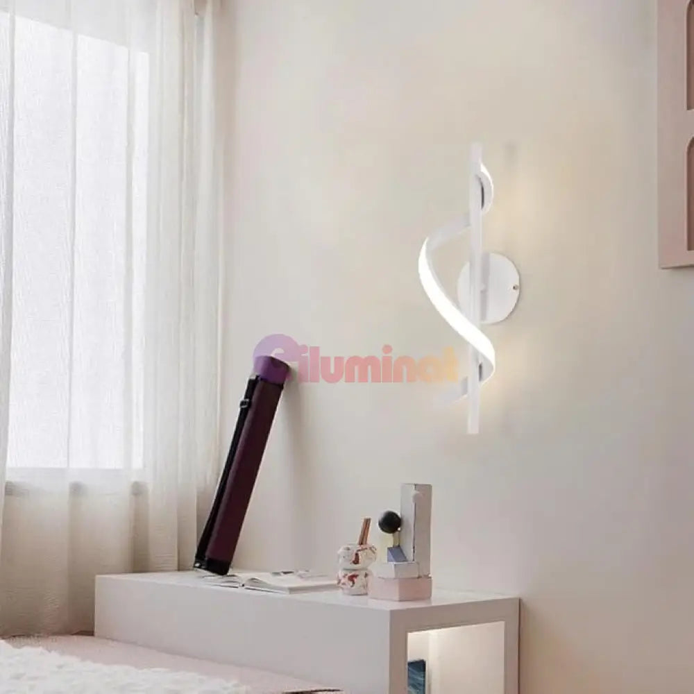 Aplica LED ROKO 10W Alba Echivalent 120W ALBA / MINIMALIST DESIGN / APLICA PERETE Wall Light Fixtures