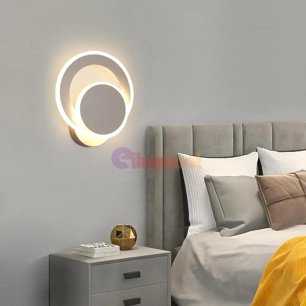 Aplica LED Round Reglabila Alba Echivalent 150W ALBA / CIRCLE DESIGN / APLICA PERETE Wall Light Fixtures