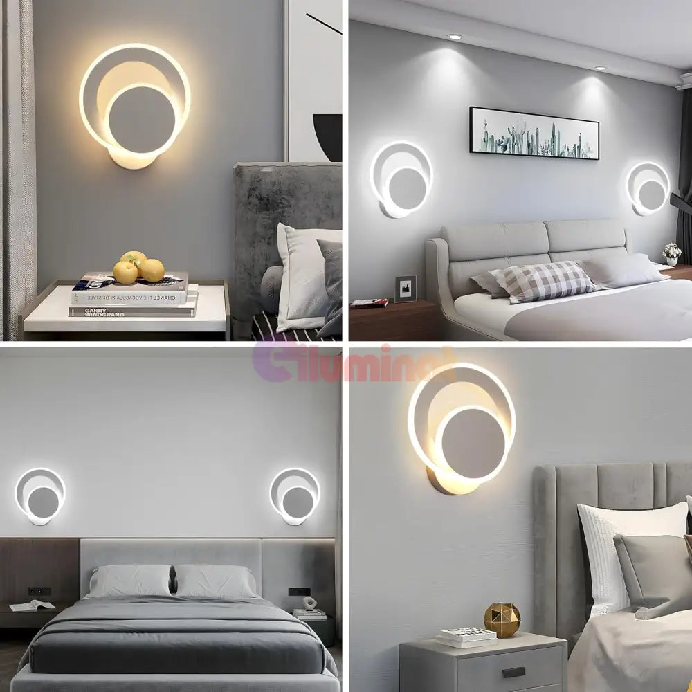 Aplica LED Round Reglabila Alba Echivalent 150W ALBA / CIRCLE DESIGN / APLICA PERETE Wall Light Fixtures