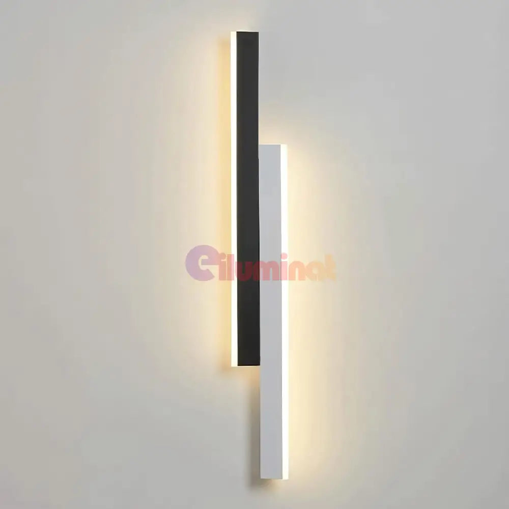 Aplica Led Scarlet 16W 60Cm Negru + Alb Wall Light Fixtures