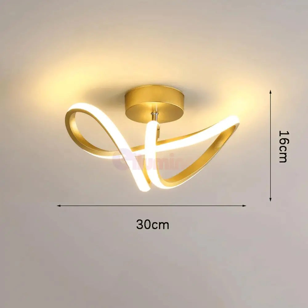 Aplica Led Gold Serpent Echivalent 200W Lighting Fixtures
