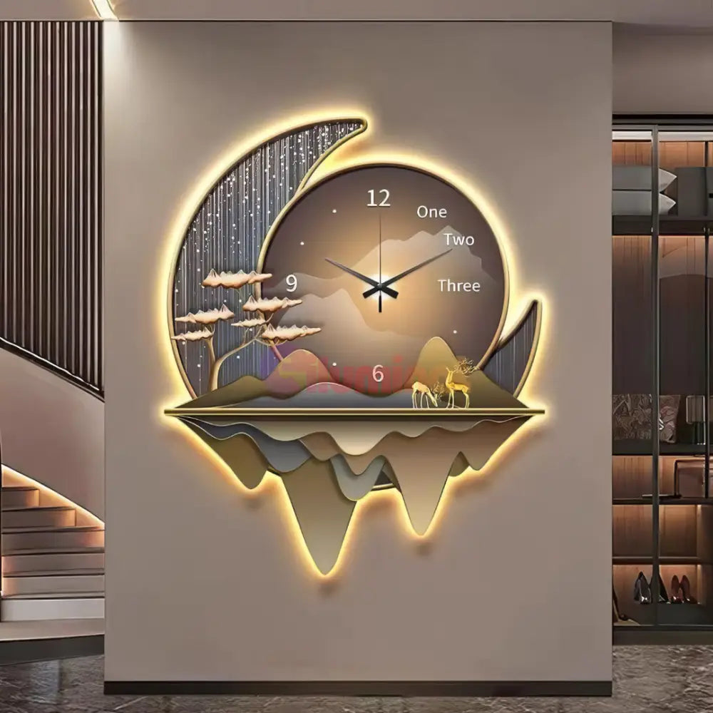 Aplica LED MoonClock 60cm AURIE / LUXURY Wall Light Fixtures