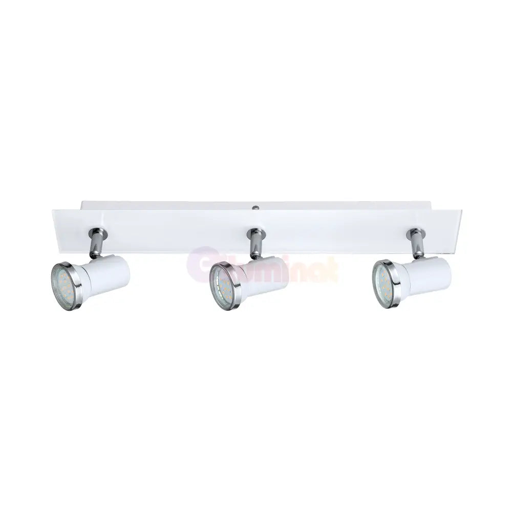 Aplica/Lustra cu 3 Spoturi TAMARA 1 IP44 White & Silver Eglo led ceiling light