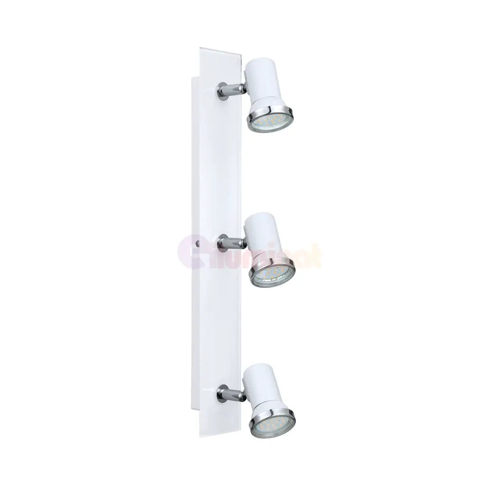 Aplica/Lustra cu 3 Spoturi TAMARA 1 IP44 White & Silver Eglo led ceiling light