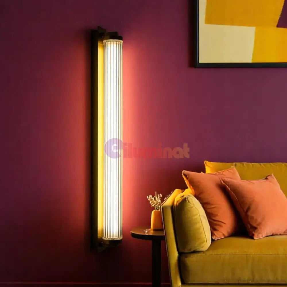 Aplica Perete Telecomanda Luxury Glass Gold AURIE / CRISTAL / APLICA PERETE Wall Light Fixtures