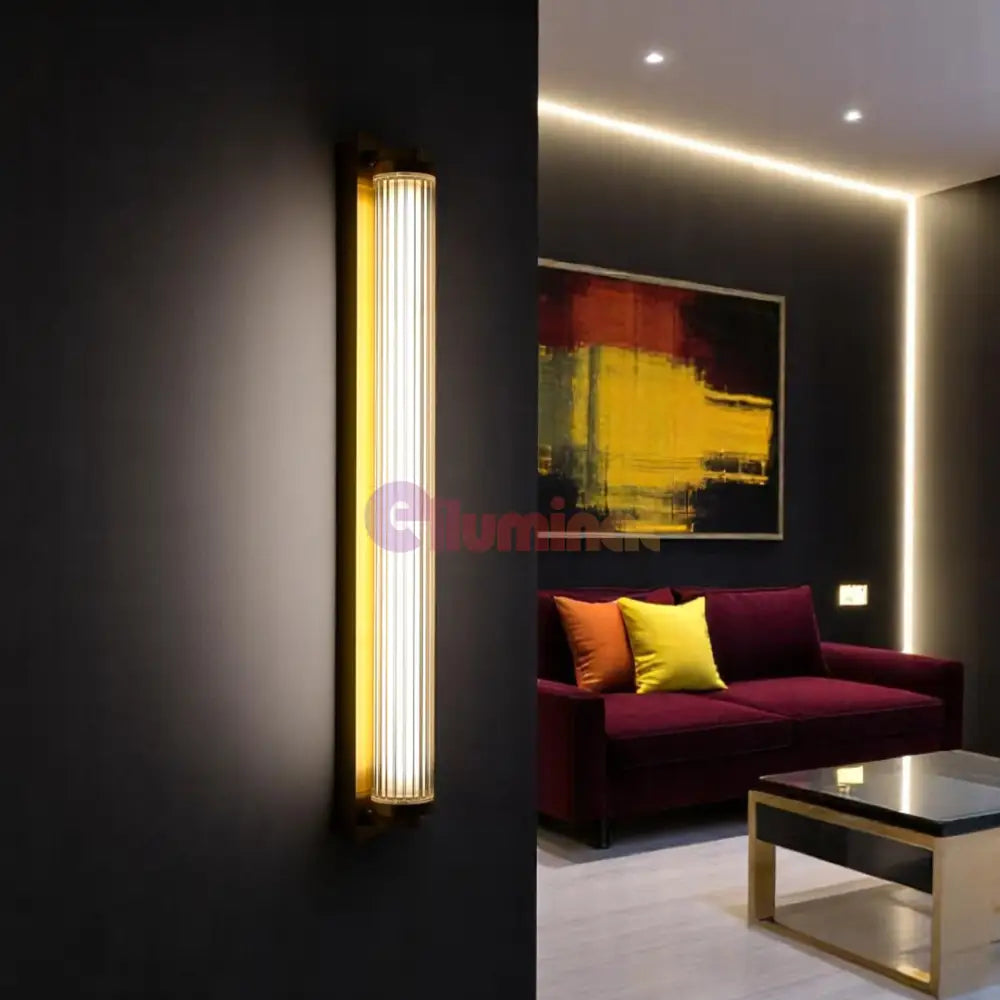 Aplica Perete Telecomanda Luxury Glass Gold AURIE / CRISTAL / APLICA PERETE Wall Light Fixtures