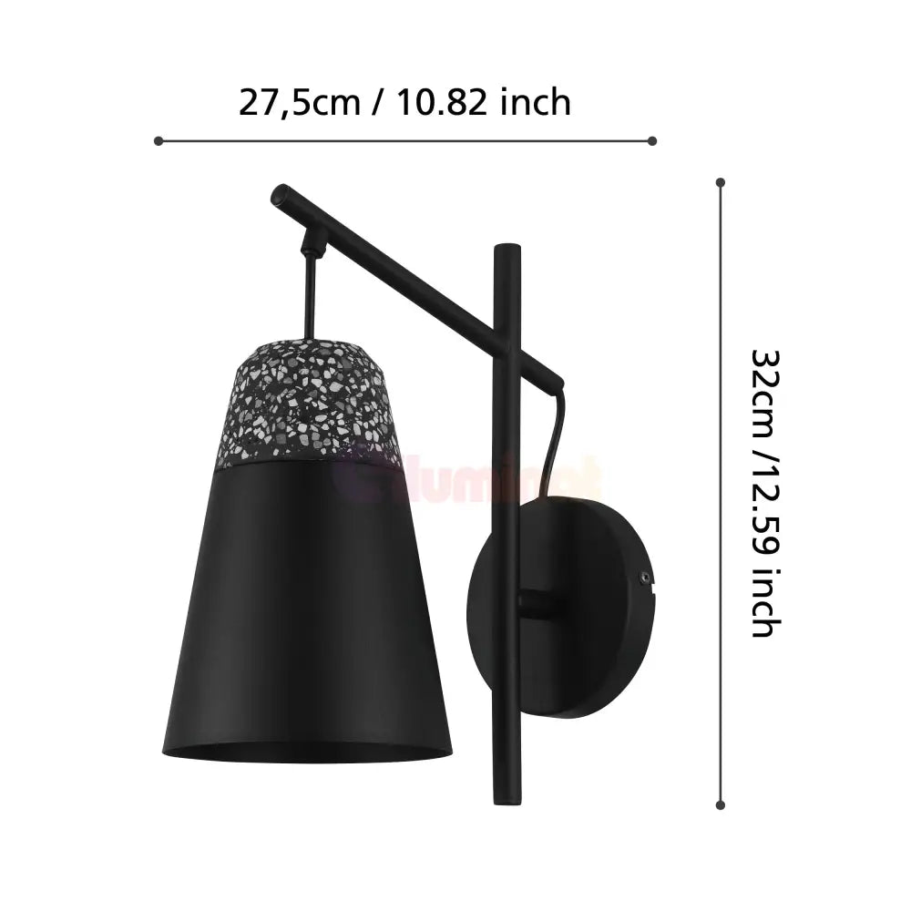 Aplica 1xE27 CANTERRAS EGLO 99546 APLICA PERETE / NEAGRA Wall Light Fixtures