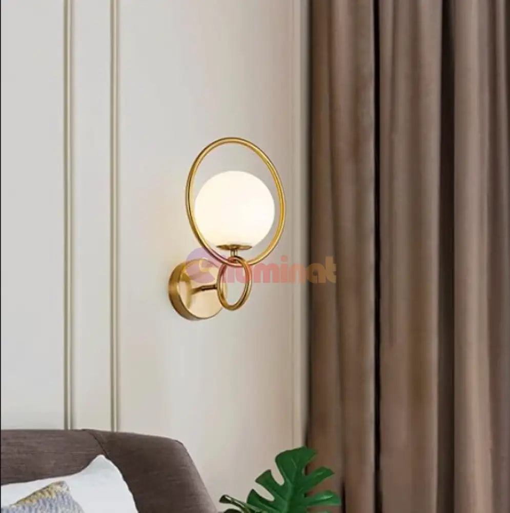 Aplica Nordic Style Abajur Mat Gold Classic Luxury Mx906-1 Wall Light Fixtures