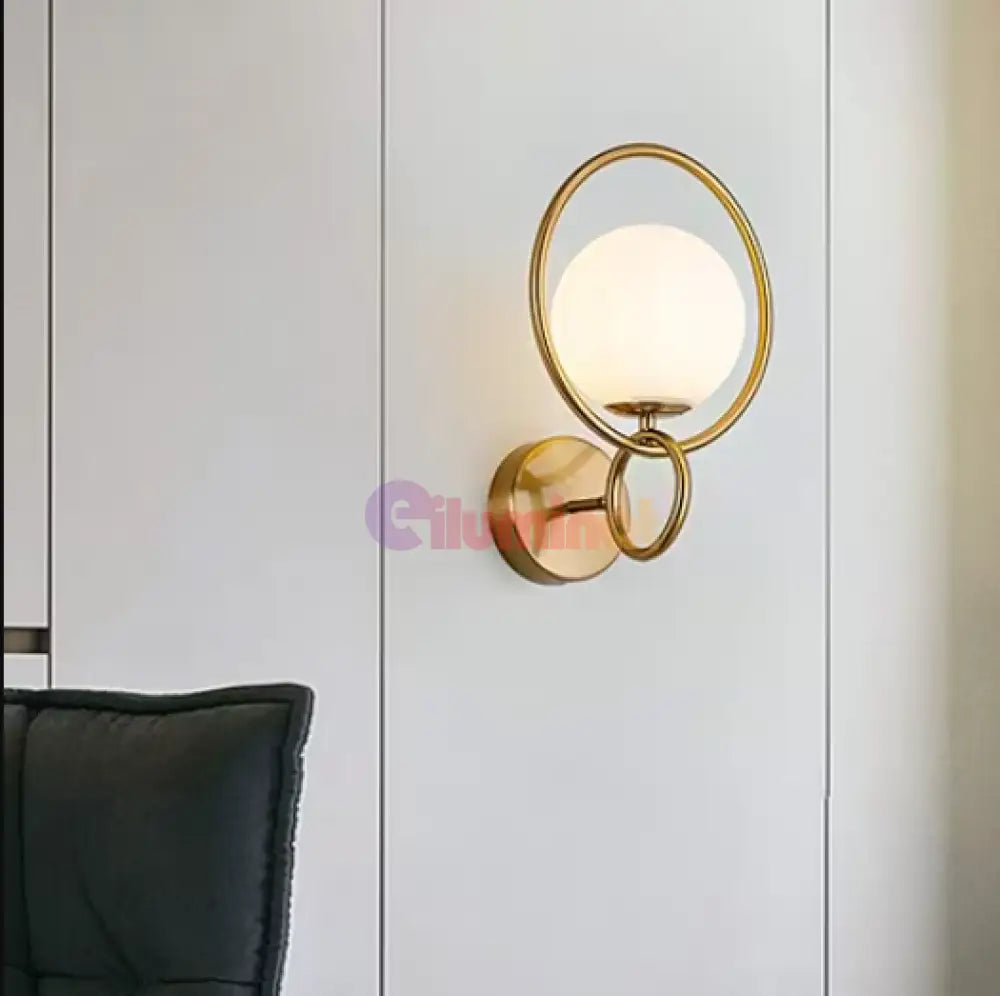 Aplica Nordic Style Abajur Mat Gold Classic Luxury Mx906-1 Wall Light Fixtures