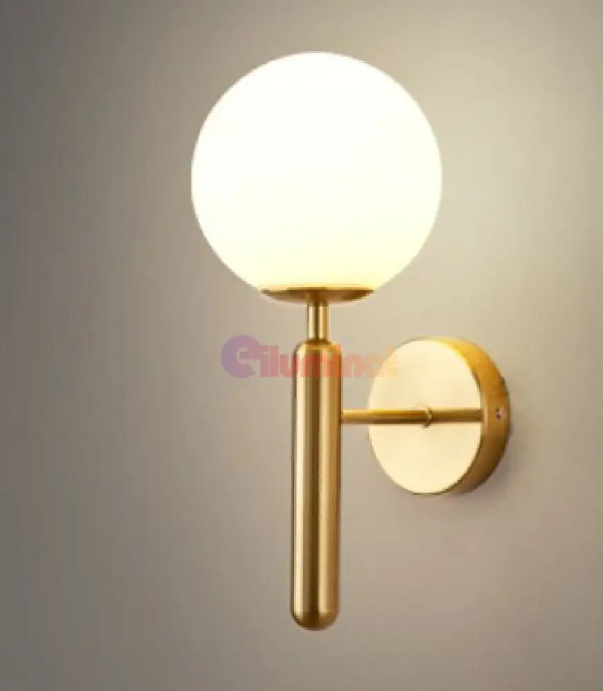 Aplica Nordic Style Abajur Mat Golden Torch Mx909/1 Wall Light Fixtures