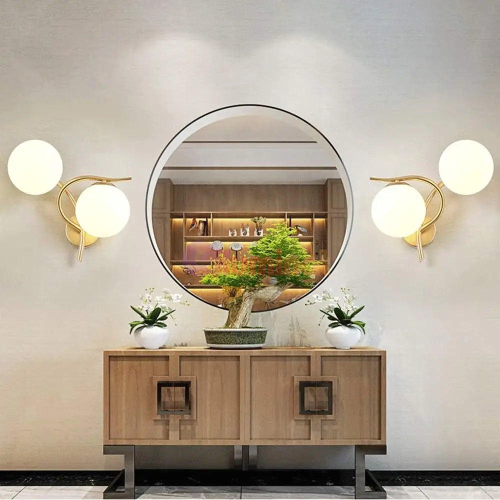 Aplica Nordic Style Double Moon Gold Mx957-2 Wall Light Fixtures