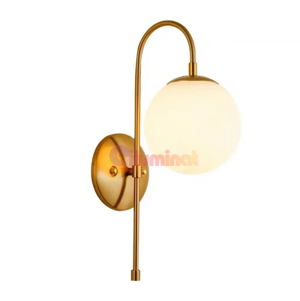 Aplica Nordic Style Full Moon Gold Mx913-1 Wall Light Fixtures