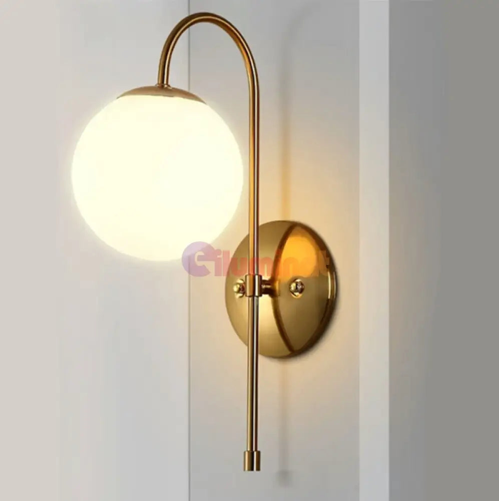 Aplica Nordic Style Full Moon Gold Mx913-1 Wall Light Fixtures