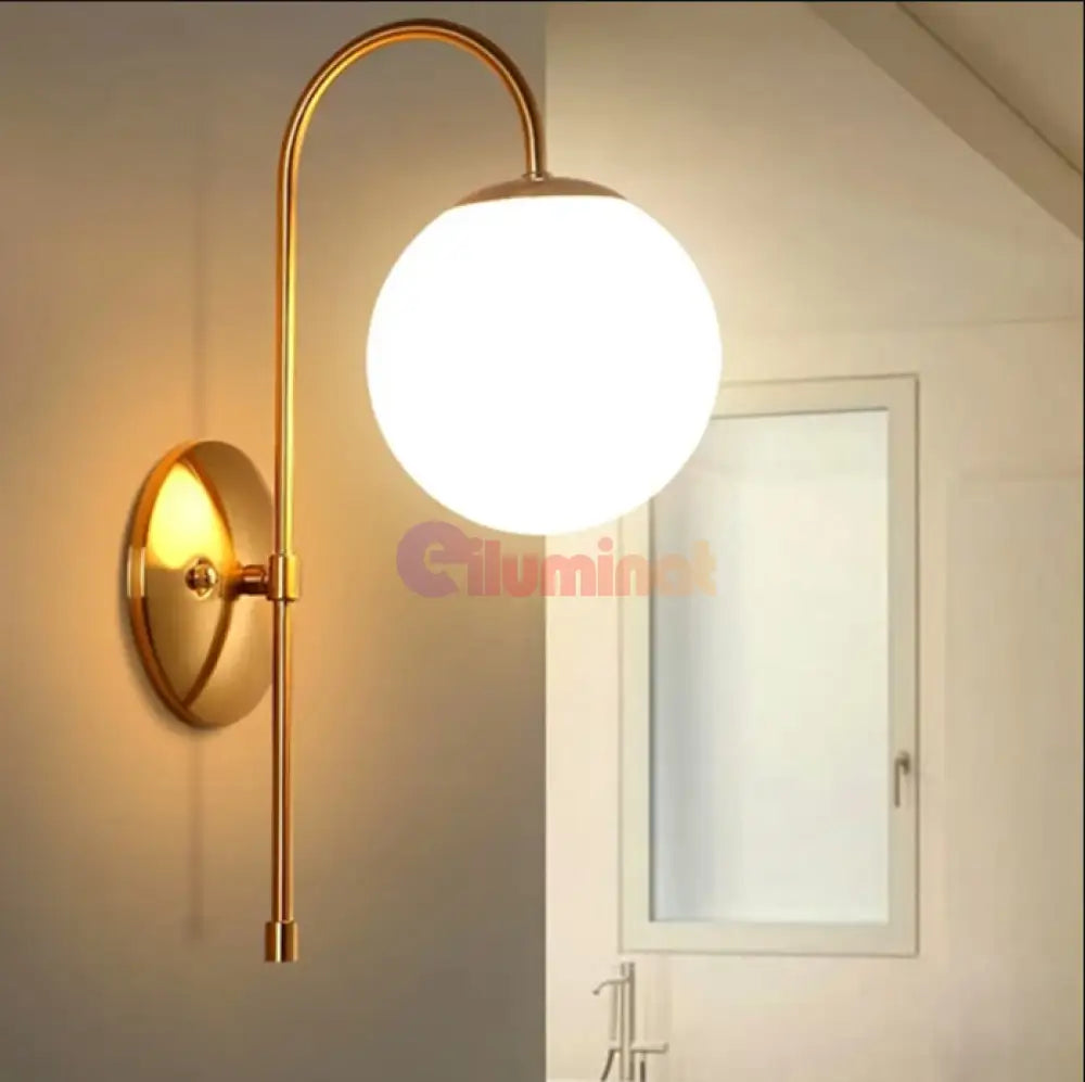 Aplica Nordic Style Full Moon Gold Mx913-1 Wall Light Fixtures