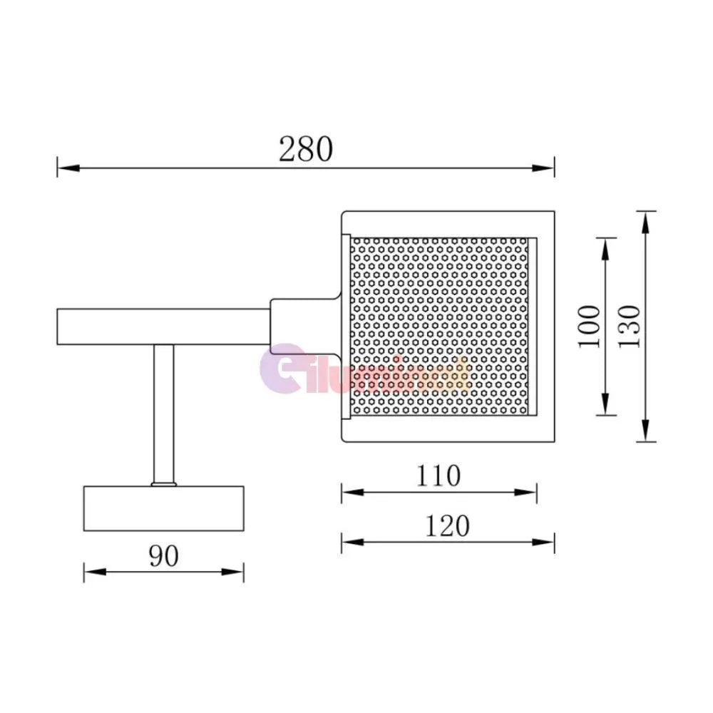 Aplica Perete 1xE14 Black NEAGRA / APLICA PERETE / MINIMALIST DESIGN Wall Light Fixtures