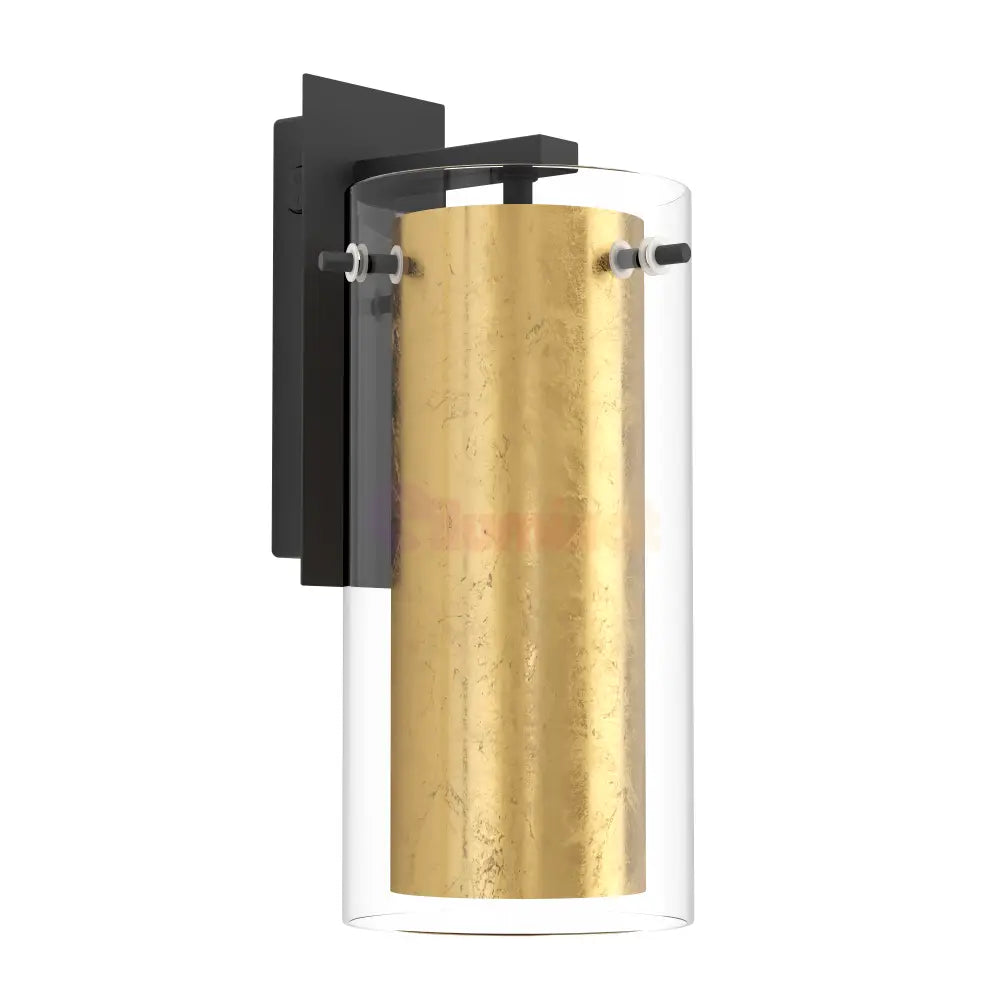 Aplica LED 40W PINTO GOLD EGLO 97839 NEGRU + AURIU / APLICA PERETE / MINIMALIST DESIGN Wall Light Fixtures