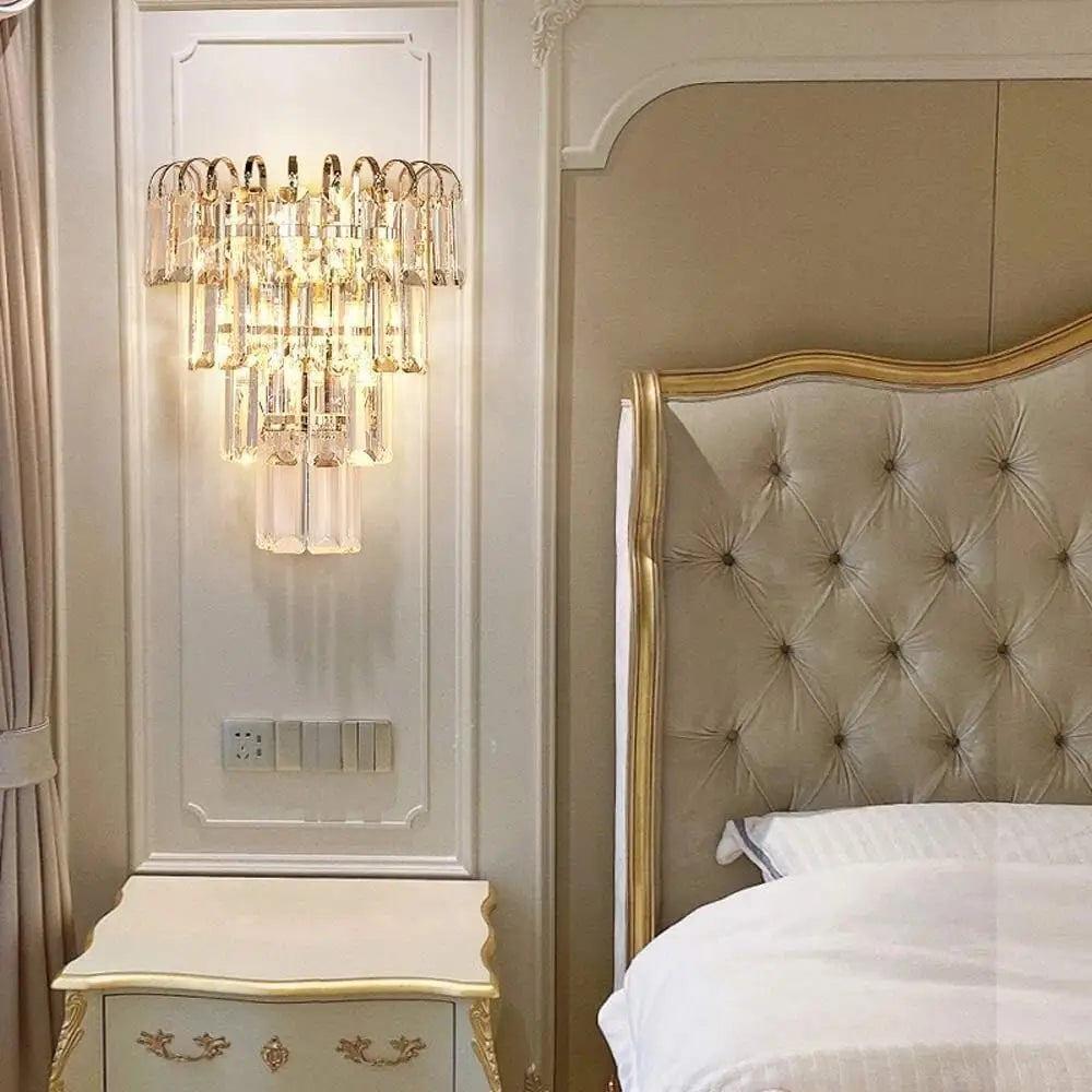 Aplica Perete 2xE14 Cristal Malli AURIE / CRISTAL / APLICA PERETE Wall Light Fixtures