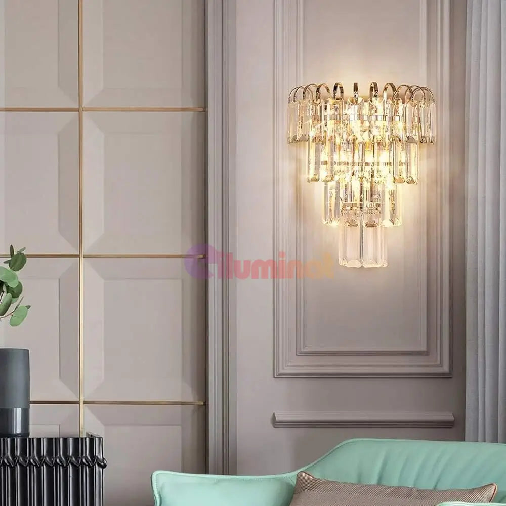 Aplica Perete 2xE14 Cristal Malli AURIE / CRISTAL / APLICA PERETE Wall Light Fixtures