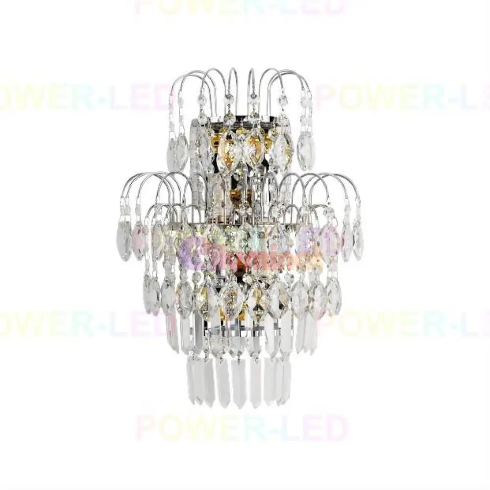 Aplica Perete Cristal April Argintie Wall Light Fixtures