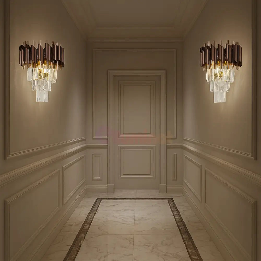Aplica Perete Cristal RFAN 2 X E27 S9001/2KF + FGD AURIE / CRISTAL / APLICA PERETE Wall Light Fixtures