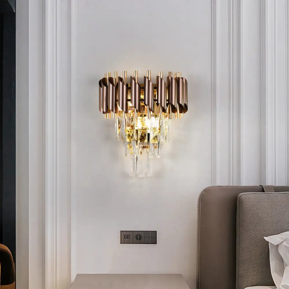 Aplica Perete Cristal RFAN 2 X E27 S9001/2KF + FGD AURIE / CRISTAL / APLICA PERETE Wall Light Fixtures