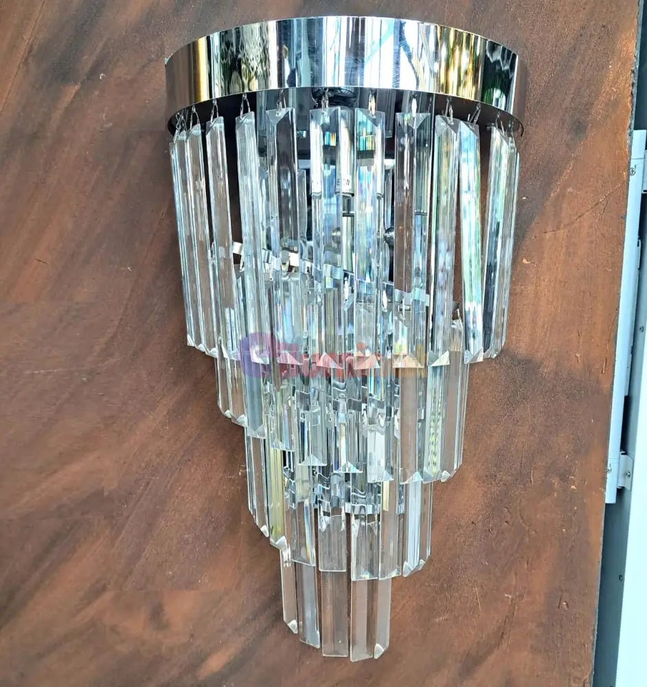 Aplica Perete Cristal Dark Chrome Luxury Wall Light Fixtures