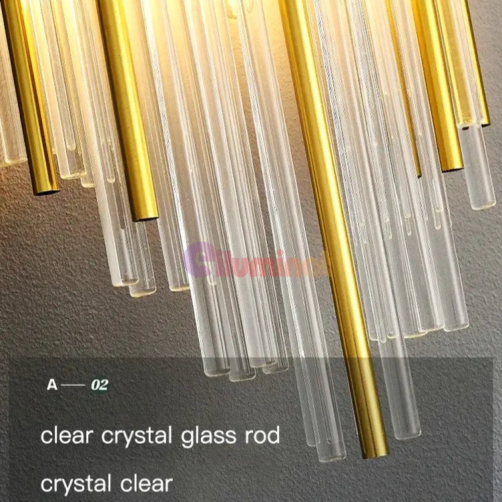 Aplica Perete Cristal Golden CROWN AURIE / CRISTAL / APLICA PERETE Wall Light Fixtures