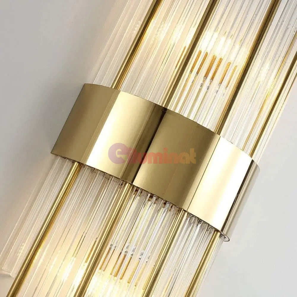 Aplica Perete Cristal Golden CROWN AURIE / CRISTAL / APLICA PERETE Wall Light Fixtures
