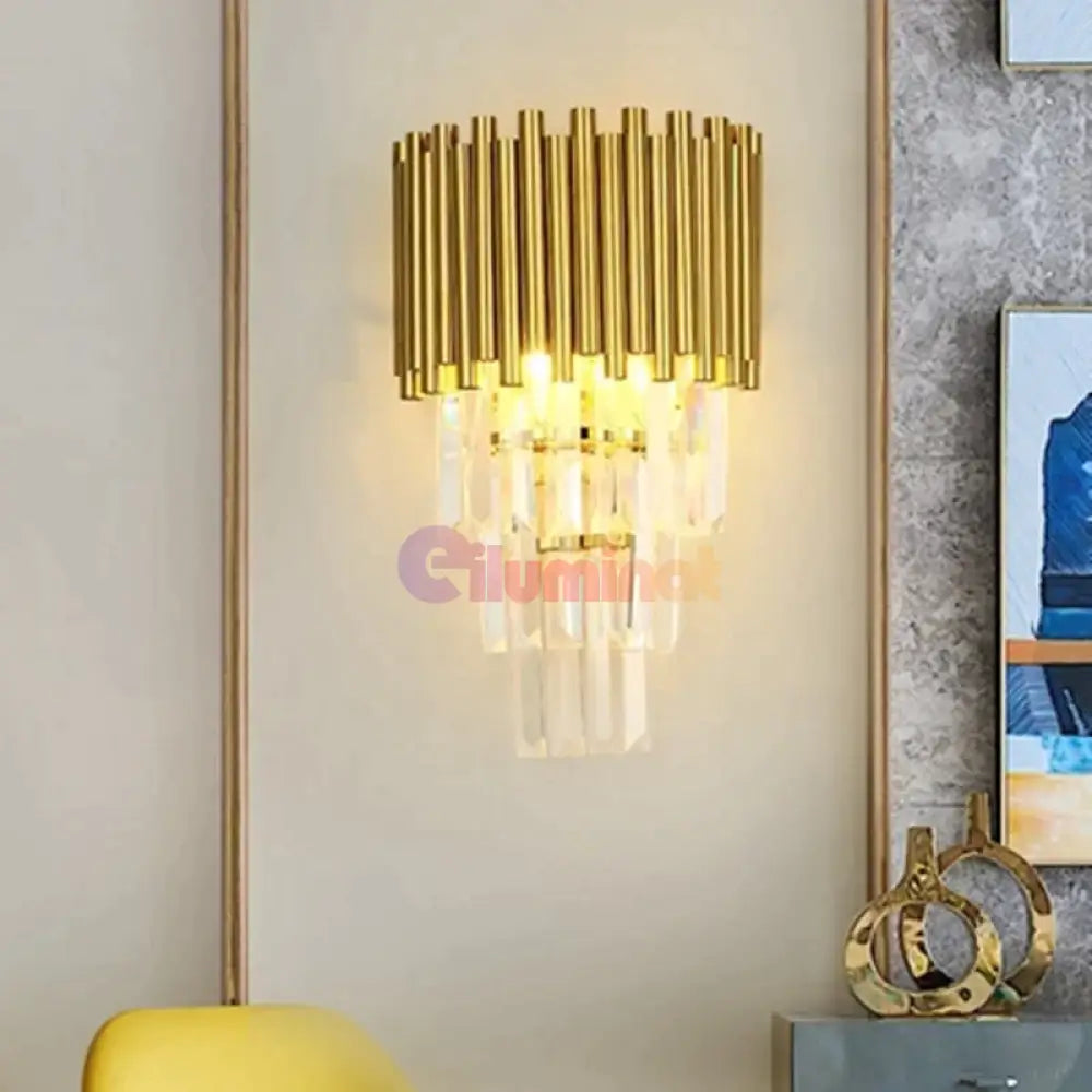 Aplica Perete Cristal Golden Wonder Wall Light Fixtures