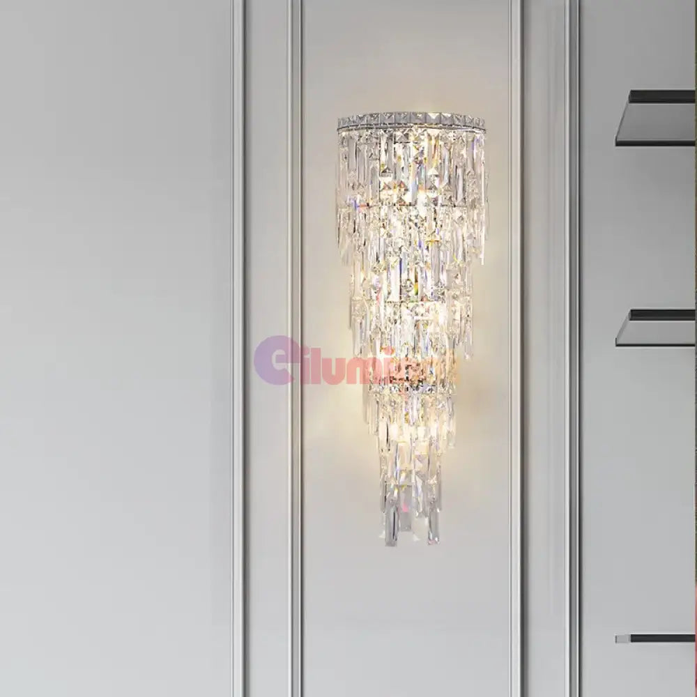 Aplica Perete Cristal Grande Glass 7xE14 Wall Light Fixtures