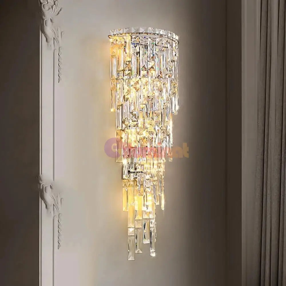 Aplica Perete Cristal Grande Glass 7xE14 Wall Light Fixtures