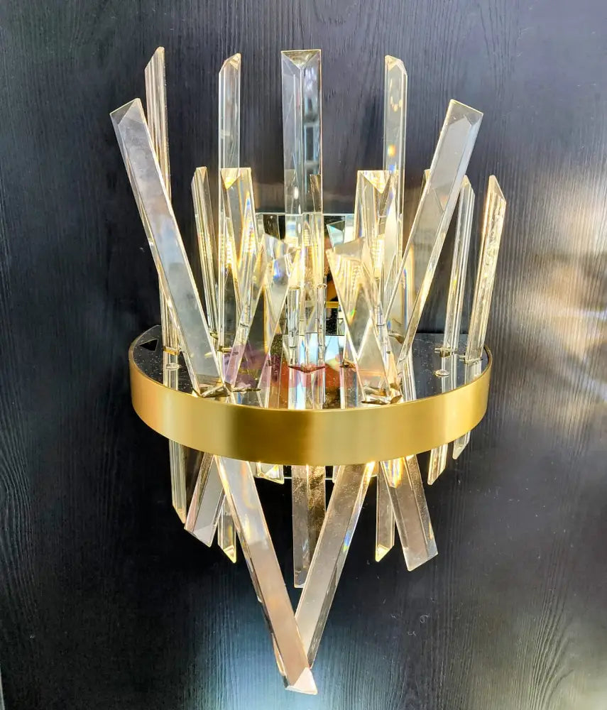 Aplica Perete Cristal Luxury CONSTANTINOPOLE AURIE / CRISTAL Wall Light Fixtures