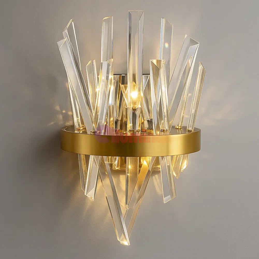 Aplica Perete Cristal Luxury CONSTANTINOPOLE AURIE / CRISTAL Wall Light Fixtures