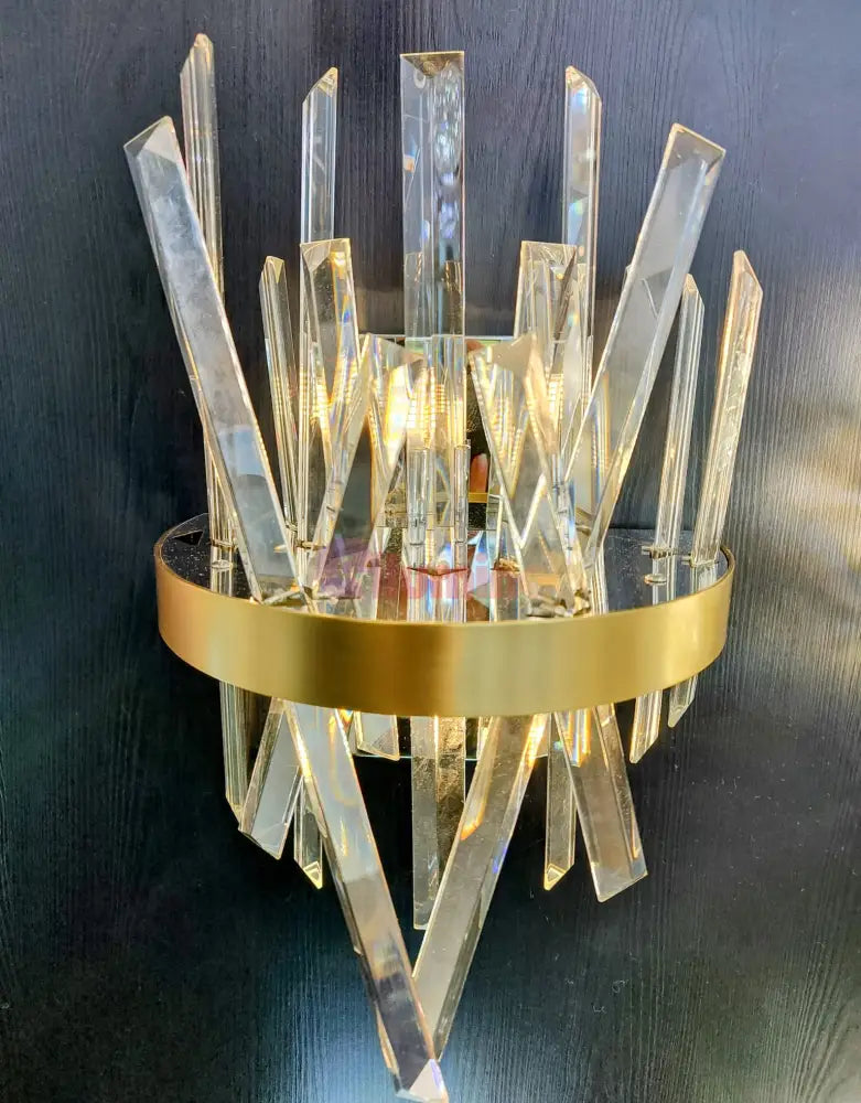 Aplica Perete Cristal Luxury CONSTANTINOPOLE AURIE / CRISTAL Wall Light Fixtures