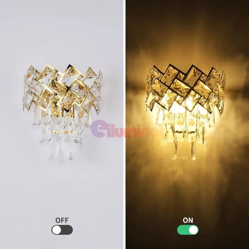 Aplica Perete Cristal Malli Wall Light Fixtures