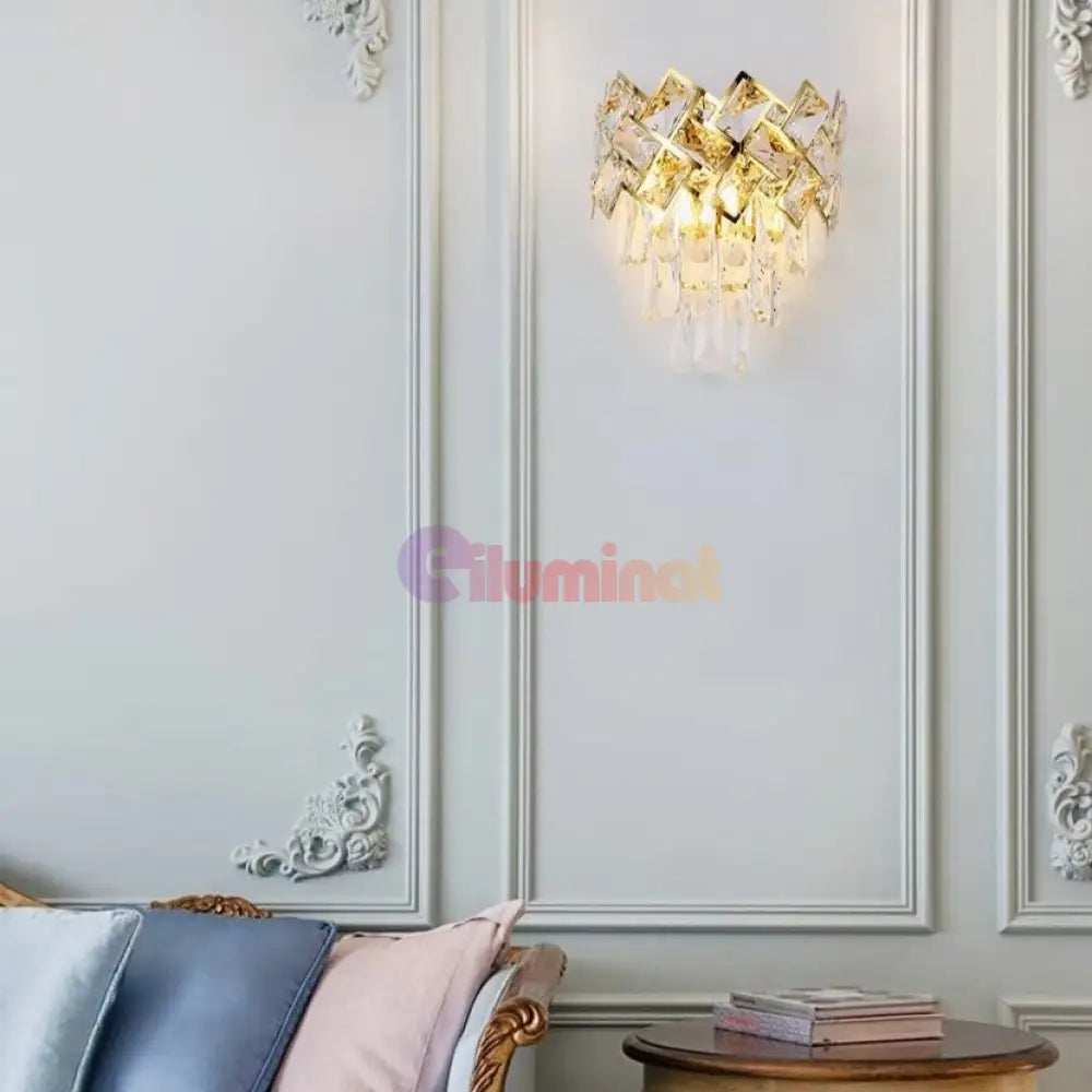 Aplica Perete Cristal Malli Wall Light Fixtures